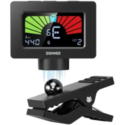 Donner DT10 Klemme Tuner m/magnetisk eller klassisk montering