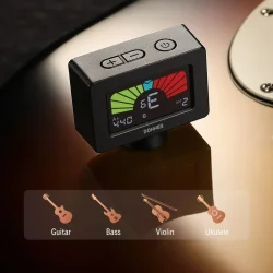 Donner DT10 Klemme Tuner m/magnetisk eller klassisk montering