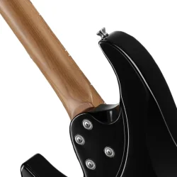 Donner DST-550 Elektrisk Guitar m/HSS-konfiguration inkl. taske (Sort) 