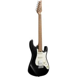Donner DST-550 Elektrisk Guitar m/HSS-konfiguration inkl. taske (Sort) 