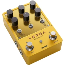 Donner Versa Yellow Fall 2 Delay &amp; Reverb Guitar Effektpedal