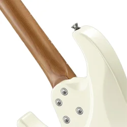 Donner DST-550 Elektrisk Guitar m/SSH-konfiguration inkl. taske (Hvid)