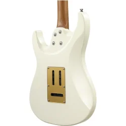 Donner DST-550 Elektrisk Guitar m/SSH-konfiguration inkl. taske (Hvid)