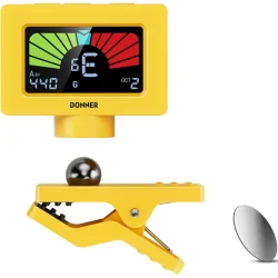 Donner DT10 Klemme Tuner m/magnetisk &amp; klassisk montering