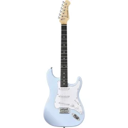 Donner DST-80 Komplet Elektrisk Guitar Begynder Pakke inkl. �veforst�rker, taske &amp; tilbeh�r (Sonic Blue)