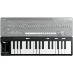 Donner KB-32 Kompakt MIDI Keyboard m/32 synth-action tangenter &amp; magnetisk Snap2Connect-tilkobling 