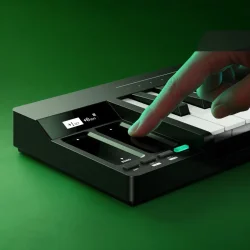 Donner KB-32 Kompakt MIDI Keyboard m/32 synth-action tangenter &amp; magnetisk Snap2Connect-tilkobling 