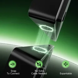 Donner KB-32 Kompakt MIDI Keyboard m/32 synth-action tangenter &amp; magnetisk Snap2Connect-tilkobling 