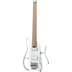 Donner HUSH-X PRO Silent Elektrisk Guitar m/multieffekt og forst�rker inkl. taske &amp; tilbeh�r (Hvid)