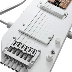 Donner HUSH-X PRO Silent Elektrisk Guitar m/multieffekt og forst�rker inkl. taske &amp; tilbeh�r (Hvid)