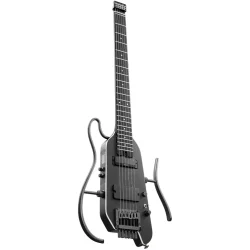 Donner HUSH-X PRO Silent Elektrisk Guitar m/multieffekt og forst�rker inkl. taske &amp; tilbeh�r (Sort) 