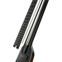 Donner HUSH-X PRO Silent Elektrisk Guitar m/multieffekt og forst�rker inkl. taske &amp; tilbeh�r (Sort) 