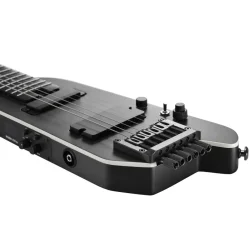 Donner HUSH-X PRO Silent Elektrisk Guitar m/multieffekt og forst�rker inkl. taske &amp; tilbeh�r (Sort) 