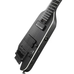 Donner HUSH-X PRO Silent Elektrisk Guitar m/multieffekt og forst�rker inkl. taske &amp; tilbeh�r (Sort) 