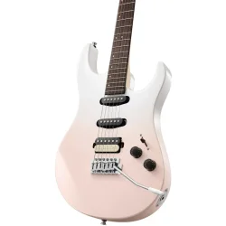 Donner DMT-66 Elektrisk Guitar m/HSS konfiguration inkl. taske &amp; tilbeh�r (Pink-White)