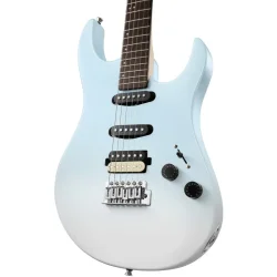 Donner DMT-66 Elektrisk Guitar m/HSS konfiguration inkl. taske &amp; tilbeh�r (Blue-White)