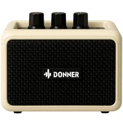 Donner DA-10B Ultra Kompakt Batteridrevet Guitarforst�rker m/3 watt output (Vintage White)
