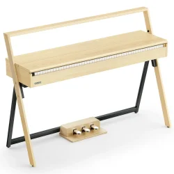 Donner Oura R300 Elektrisk Klaver m/88 vgtede hammer-action tangenter (light wood)