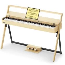 Donner Oura R300 Elektrisk Klaver m/88 vgtede hammer-action tangenter (light wood)