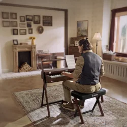 Donner Oura R300 Elektrisk Klaver m/88 v�gtede hammer-action tangenter (valn�d)