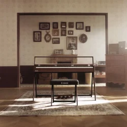 Donner Oura R300 Elektrisk Klaver m/88 v�gtede hammer-action tangenter (valn�d)