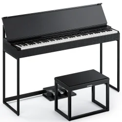 Donner Oura S300 Elektrisk Klaver 88 m/v�gtede hammer-action tangenter