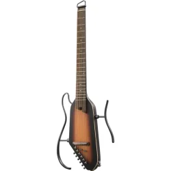 Donner HUSH-I PRO Silent Travel Elektrisk Guitar m/18 indbyggede effekter inkl. taske &amp; tilbeh�r (Sunburst Spruce)