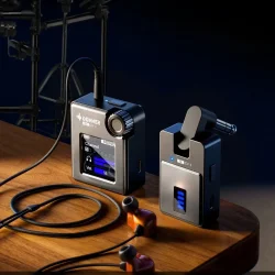 Donner CV-3 Tr�dl�st In-Ear Monitorsystem m/Mono/Stereo, 8 Kanaler &amp; Farvedisplay