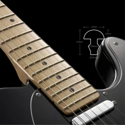 Donner DTL-600 TL-Style Elektrisk Guitar Inkl. Gigbag (Black)