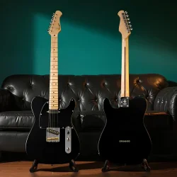 Donner DTL-600 TL-Style Elektrisk Guitar Inkl. Gigbag (Black)