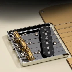 Donner DTL-600 TL-Style Elektrisk Guitar inkl. taske (Vintage White)