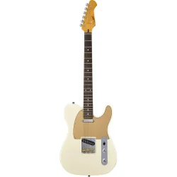 Donner DTL-600 TL-Style Elektrisk Guitar inkl. taske (Vintage White)