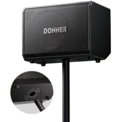 Donner MT-1 Aktiv H�jttaler 300W B�rbart PA-anl�g m/8" woofer, Bluetooth 5.0 &amp; Genopladeligt Batteri