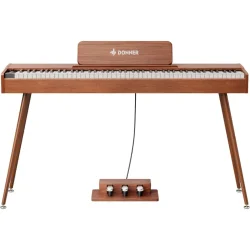 Donner DHP-200 Pro Elektrisk Klaver m/88 graded hammer action tangenter (tr�)