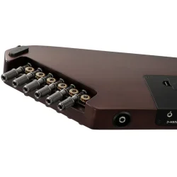 Donner HUSH-C Silent Spansk Nylonstrengs Guitar m/pickup &amp; preamp inkl. taske &amp; tilbeh�r (Sunburst)