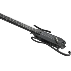 Donner HUSH-C Silent Spansk Nylonstrengs Guitar m/pickup &amp; preamp inkl. taske &amp; tilbeh�r (Sort) 