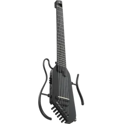 Donner HUSH-C Silent Spansk Nylonstrengs Guitar m/pickup &amp; preamp inkl. taske &amp; tilbeh�r (Sort) 