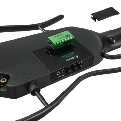 Donner HUSH-C Silent Spansk Nylonstrengs Guitar m/pickup &amp; preamp inkl. taske &amp; tilbeh�r (Sort) 