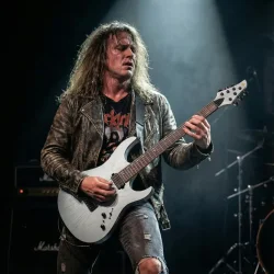 Donner DMT-200 Elektrisk Guitar HH-konfiguration m/DONNER-EGR humbuckers (Alnico V) Metallic Silver