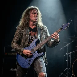 Donner DMT-200 Elektrisk Guitar HH-konfiguration m/DONNER-EGR humbuckers (Alnico V) Bl� Open Matte