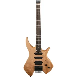 Donner HLX-500 Kompakt Ultralet Headless Elektrisk Guitar inkl. taske &amp; tilbeh�r (Natur) 