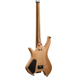Donner HLX-500 Kompakt Ultralet Headless Elektrisk Guitar inkl. taske &amp; tilbeh�r (Natur) 