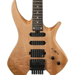 Donner HLX-500 Kompakt Ultralet Headless Elektrisk Guitar inkl. taske &amp; tilbeh�r (Natur) 