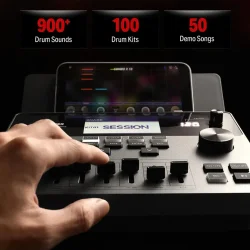 Donner DED-300 9-delt Pro Elektrisk Trommes�t m/over 1100 professionelle lyde &amp; 100 kits