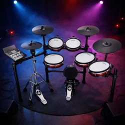 Donner DED-300 9-delt Pro Elektrisk Trommes�t m/over 1100 professionelle lyde &amp; 100 kits