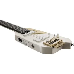 Donner HUSH-X PRO Silent Elektrisk Guitar inkl. taske &amp; tilbeh�r (White Luxe)