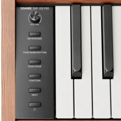 Donner DHP-100 Pro Elektrisk Klaver m/88 fuldv�gtede hammer action tangenter (tr�)