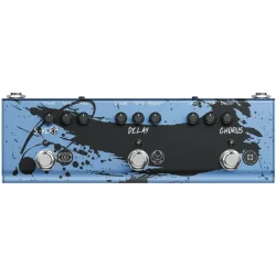 Donner MIYAVI Double Swords Dimension Weaver Chorus/Delay/Reverb Guitar Effekt Pedal (3-i-1 Atmosf�risk Effektpedal)