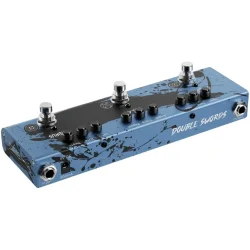 Donner MIYAVI Double Swords Dimension Weaver Chorus/Delay/Reverb Guitar Effekt Pedal (3-i-1 Atmosf�risk Effektpedal)