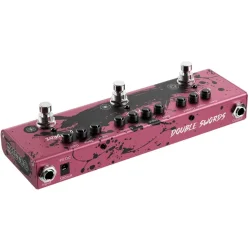 Donner MIYAVI Double Swords Rage Breaker Overdrive/Fuzz/Booster Guitar Effekt Pedal (3-i-1 Analog Gain Pedal)